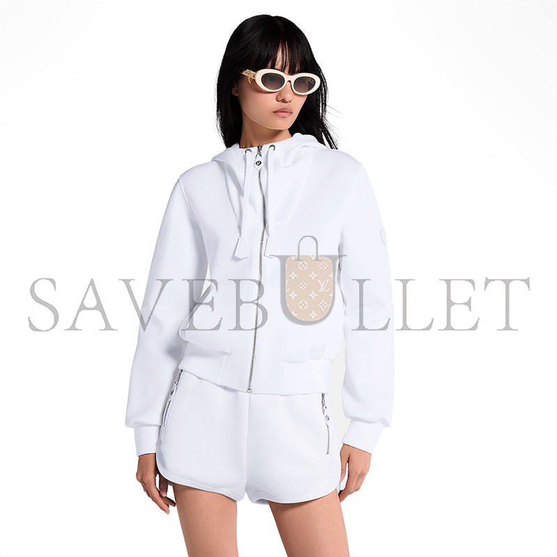 l0vis Vvtt0n leather accent hoodie 1aias3